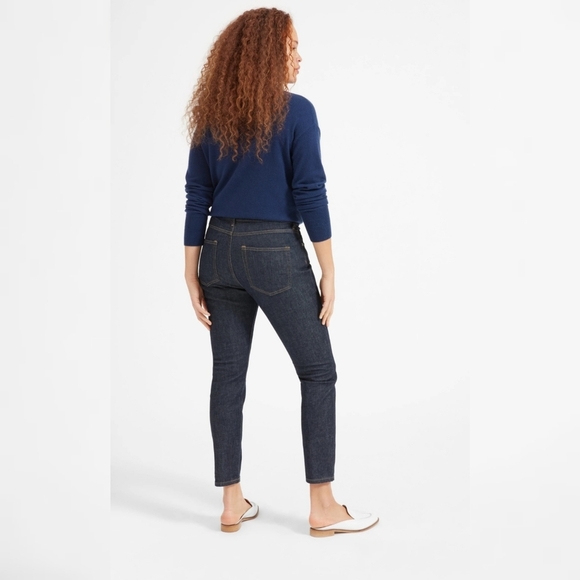 EVERLANE Ankle Skinny Jeans Dark Indigo - Picture 3 of 3
